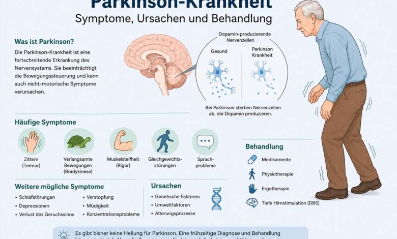 Parkinson-Krankheit: Was du wirklich wissen solltest Parkinson-Krankheit: Was steckt dahinter? Ursachen, Verlauf & Fakten